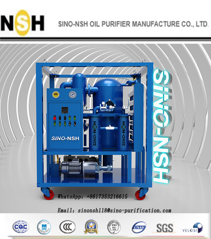 Remove Impurities Transformer Oil Purifier Machine 3000L / H Double Stage 39kW