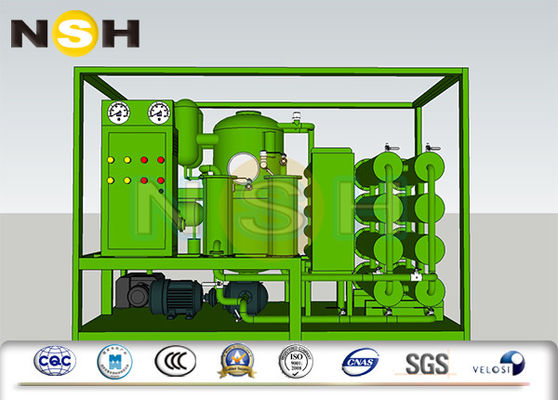 Stationary Carbon Steel Transformer Oil Purifier BDV Enhancement Insulating Fluid Treatment