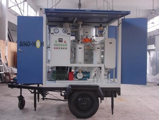 12000L/H Model VFD Transformer Oil Purifier With Trailer