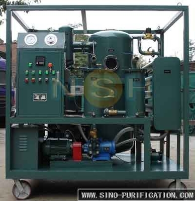 A double-stage vacuum oil purifier from the VFD Series, designed for transformer oil, has the capacity to purify up to 4000 liters per hour.