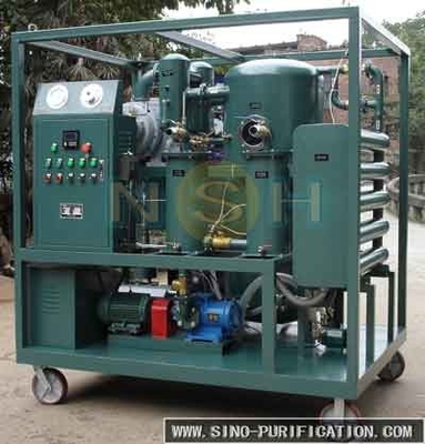 A double-stage vacuum oil purifier from the VFD Series, designed for transformer oil, has the capacity to purify up to 4000 liters per hour.