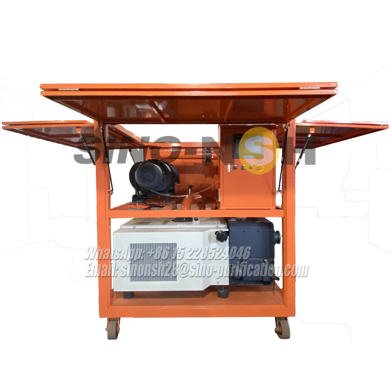 Vacuum Pump Unit Movable Air Evacuation Vacuum Degree 0.05 Pa