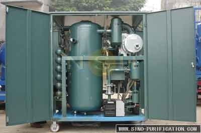 A VFD Series Double Stage Vacuum Oil Purifier For Transformer Oil , Capable Of Purifying 3000 Liters Per Hour.