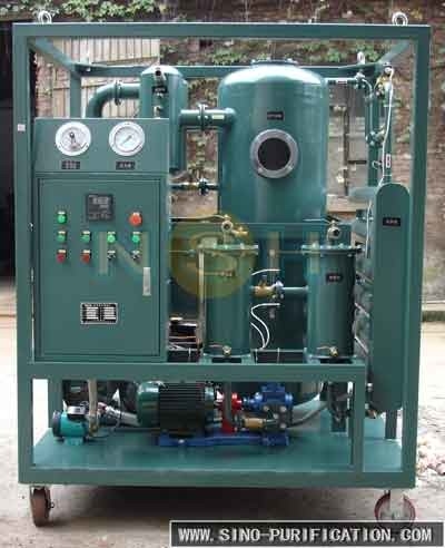 A VFD Series Double Stage Vacuum Oil Purifier For Transformer Oil , Capable Of Purifying 3000 Liters Per Hour.