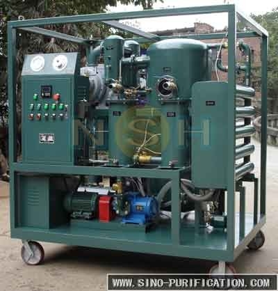 A double-stage vacuum oil purifier from the VFD Series, designed for transformer oil, has the capacity to purify up to 4000 liters per hour.