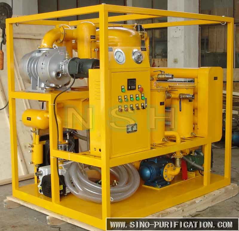Low-Noise Insulating Oil Purification Machine 380V Three-Phase Vacuum Dehydration Degassing System