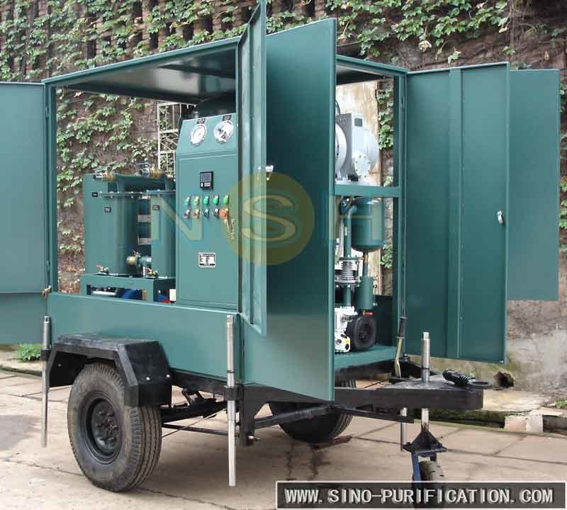 Trailer-Mounted Mobile Double-Stage Vacuum Transformer Oil Dehydration Purification Plant