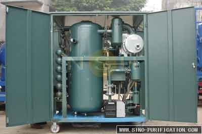 A VFD Series Double Stage Vacuum Oil Purifier For Transformer Oil , Capable Of Purifying 3000 Liters Per Hour.