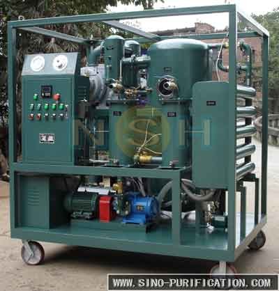 A double-stage vacuum oil purifier from the VFD Series, designed for transformer oil, has the capacity to purify up to 4000 liters per hour.
