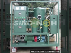 Système de filtration d'huile de transformateur sous vide à deux étages de 6000 LPH